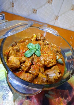 A picture of Lamb Meat Pepper soup.