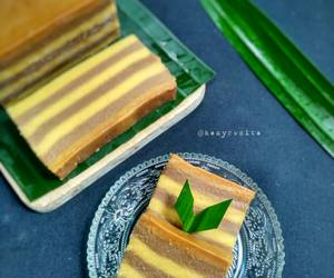 Masakan Unik Kue Lapis Tepung Beras Labu Kuning Sedap Nikmat