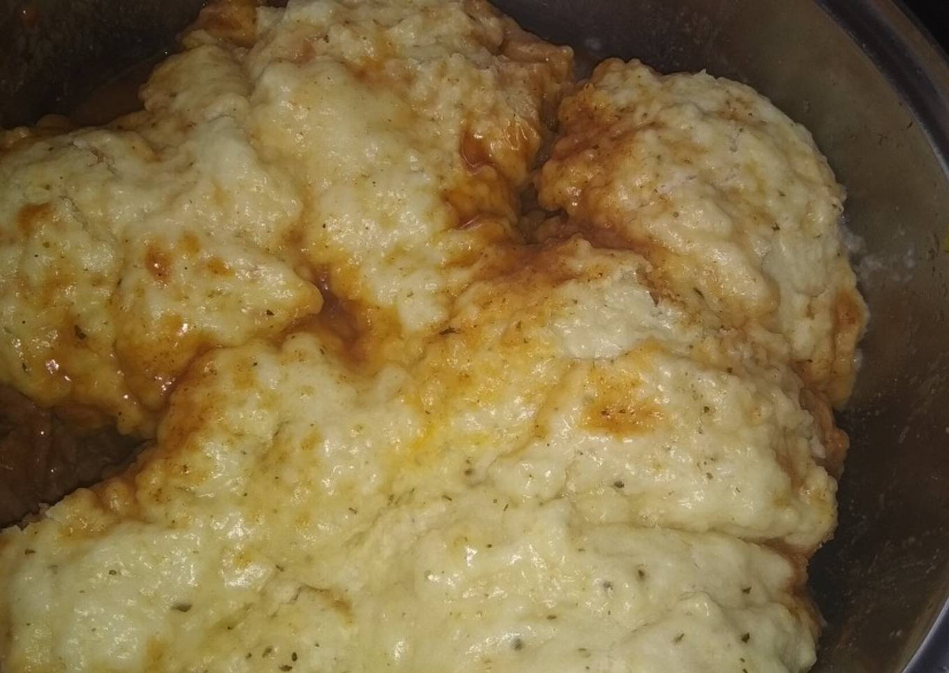 Dumpling with beef stew