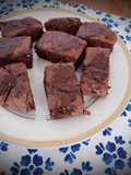 Brownies pera e cioccolato, senza zucchero