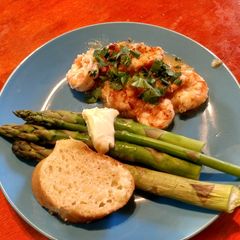 A picture of Baked shrimp scampi.