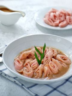 Foto resep Dadar Gunting Kuah Sarikaya