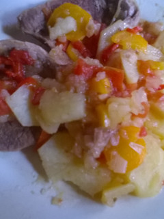 Una foto de Bifes a la criolla