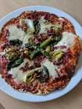 Healthier pizza