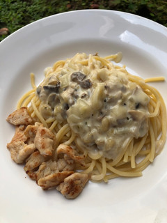 Foto resep Spaghetti Mushroom Sauce (Saus Jamur)