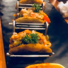 A picture of Potato tacos.