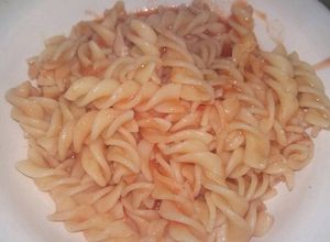 Una foto de Pasta (fusilli)