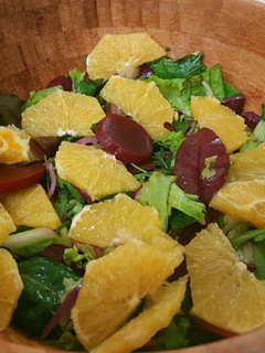 A picture of Citrus mixed salad.