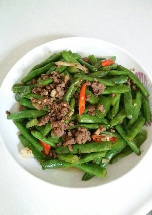 Foto resep Buncis Daging Cincang
