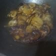 Tumis rebung kecap jamur Shitake