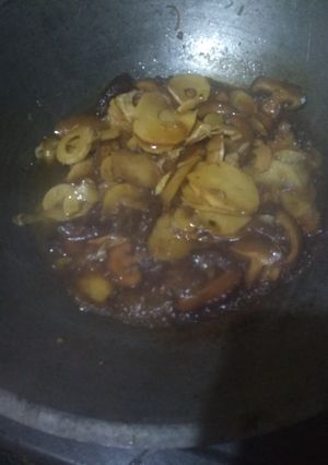 Foto resep Tumis rebung kecap jamur Shitake