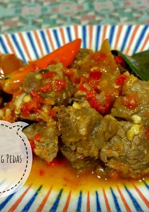 Foto resep Tumis Daging Pedas