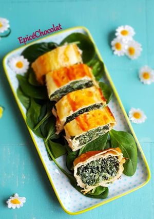 Une photo de Wraps chaud epinards, blettes et ricotta