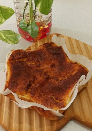 عکسی از دستور چیز کیک سن سباستین رژیمی