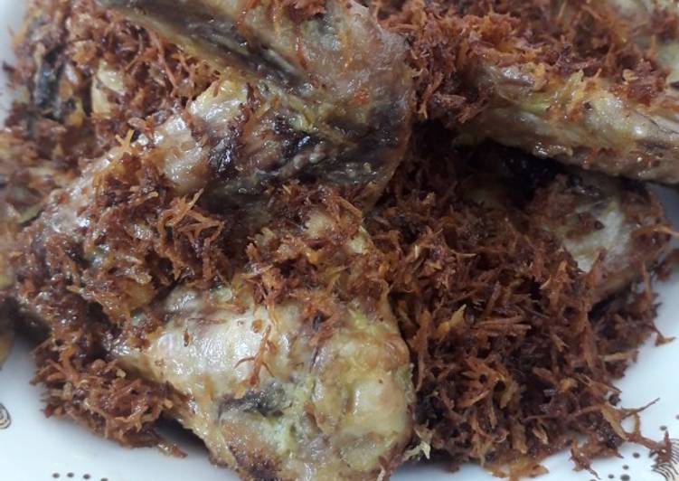 Resep Ayam goreng kelapa yang Sempurna