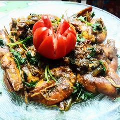 A picture of Bhuna Chingri# DSR.