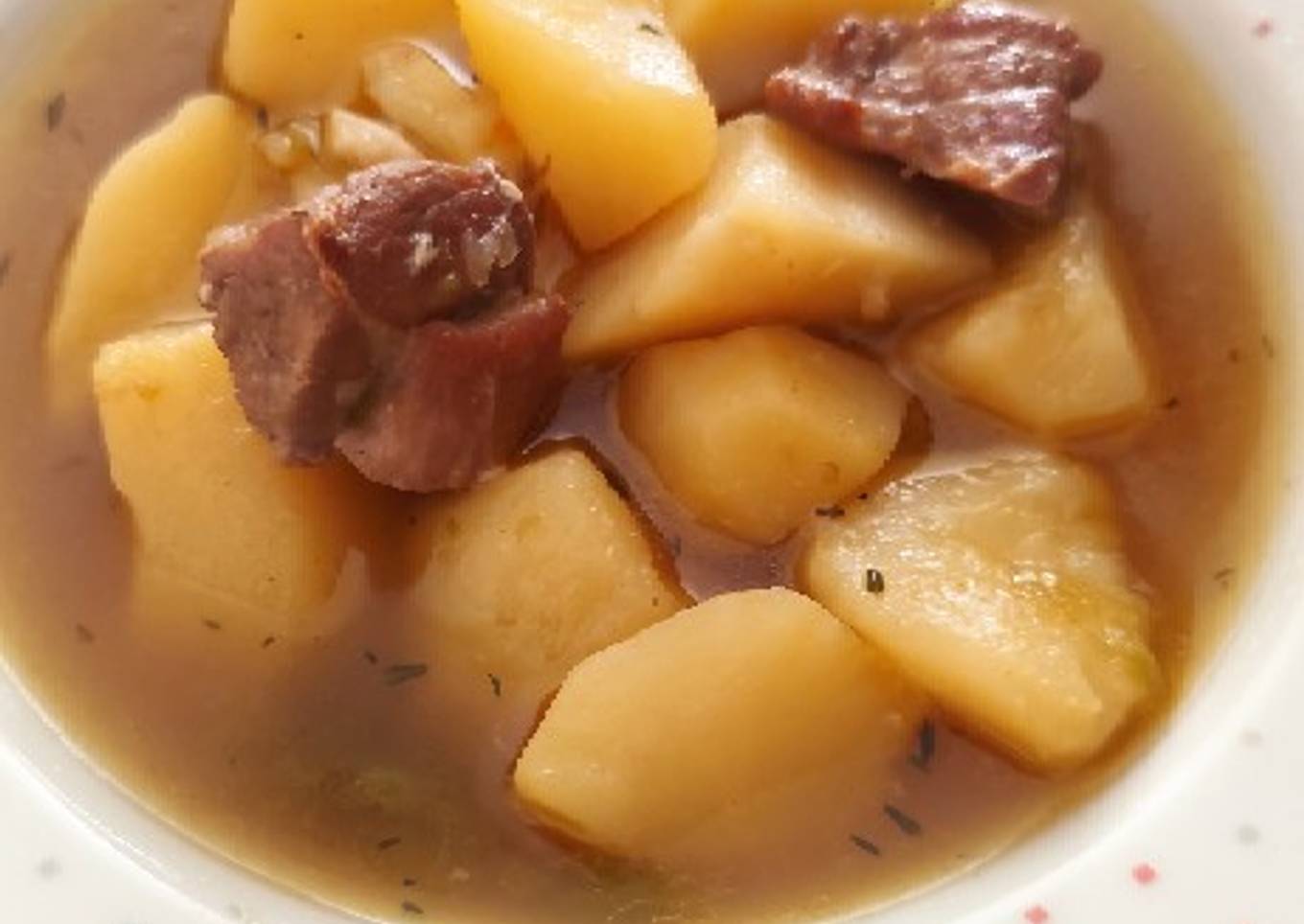 Caldillo de Patatas o Mojete