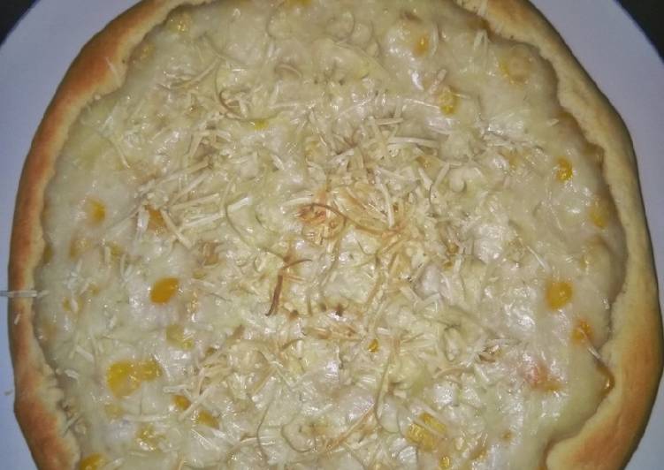 Bagaimana Membuat Pizza toping Jasuke (Jagung susu keju), Bisa Manjain Lidah