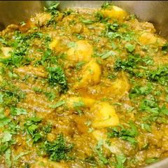 Alu baigan A picture of Alu baigan.