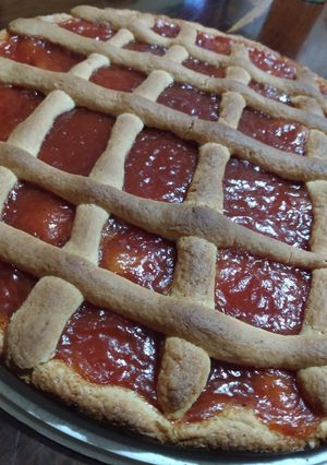 Una foto de Pastafrola de membrillo
