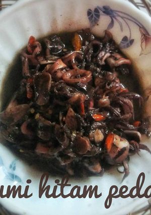 Foto resep Cumi hitam pedas