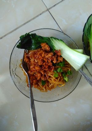 Foto resep Mie yamin manis home made