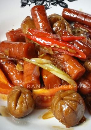Foto resep Sosis Kecap Simple