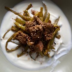 A picture of 🌞Summer Dinner - Baked Stringless Helda Beans 🌞.