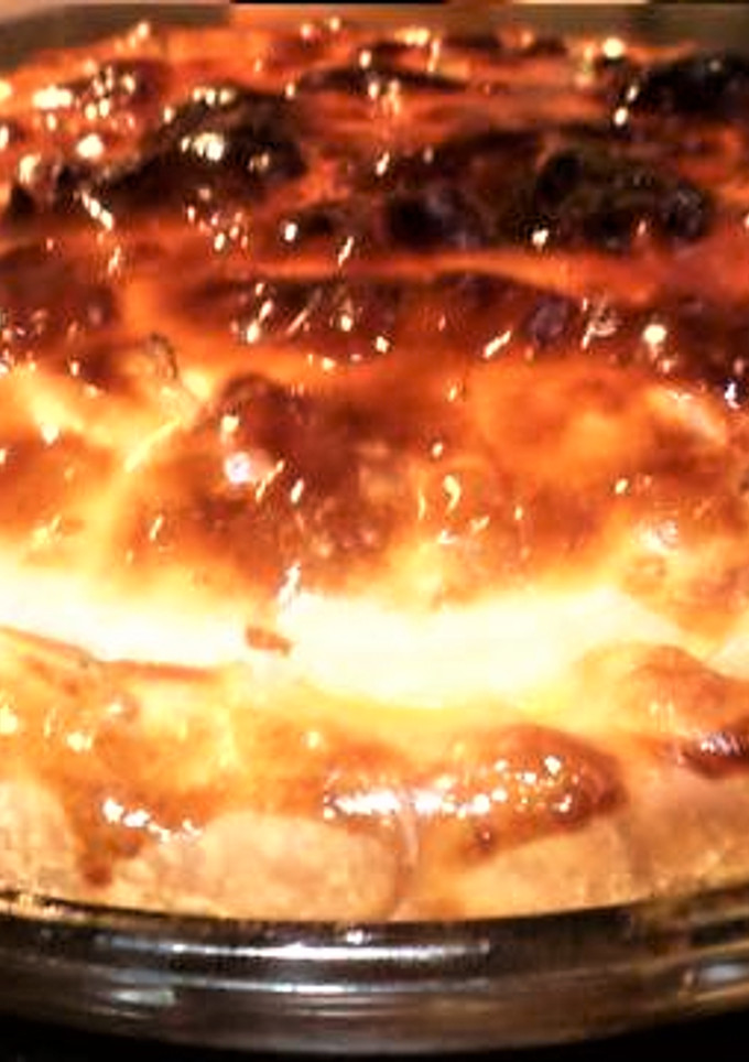 Una foto de Tarta de salsa blanca y choclo