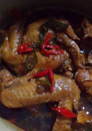 Foto resep Sayap masak kecap pedas