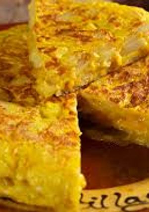 Una foto de Tortilla española con cebolla