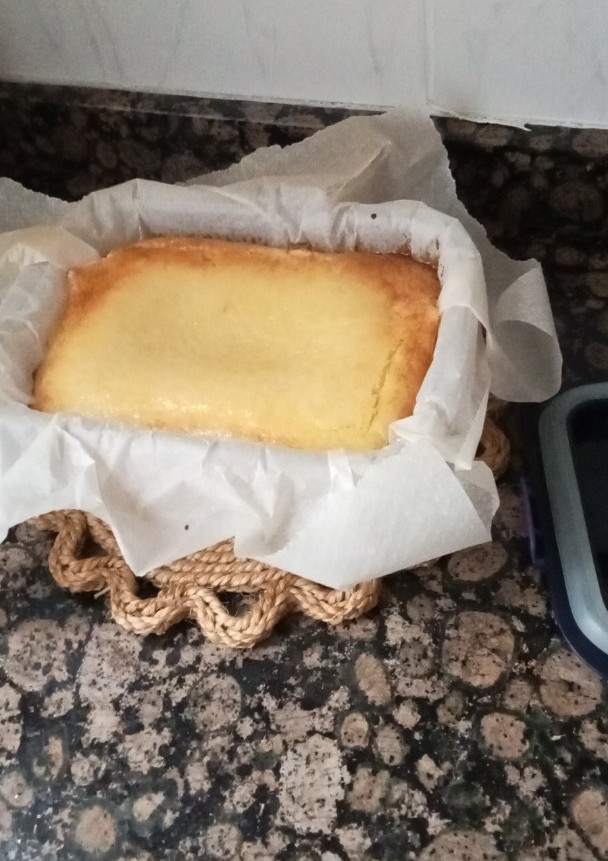 Una foto de Mi receta de tarta de queso simple