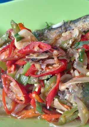 Foto resep Sambal Ikan Asin Klotok