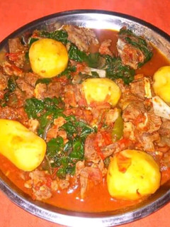 A picture of Beef stew with potatoes 😊.