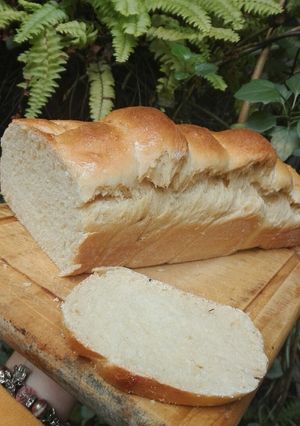 Una foto de Pan tipo brioche de naranja con Tang zhong ✨