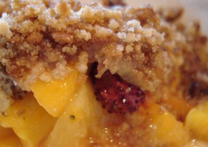 Crumble Mangue/Fraise