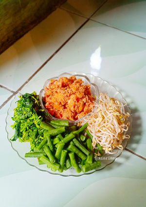 Foto resep Urap Sayuran Mix Kacang Panjang