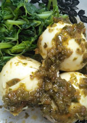 Foto resep Telor balado cabe hijau