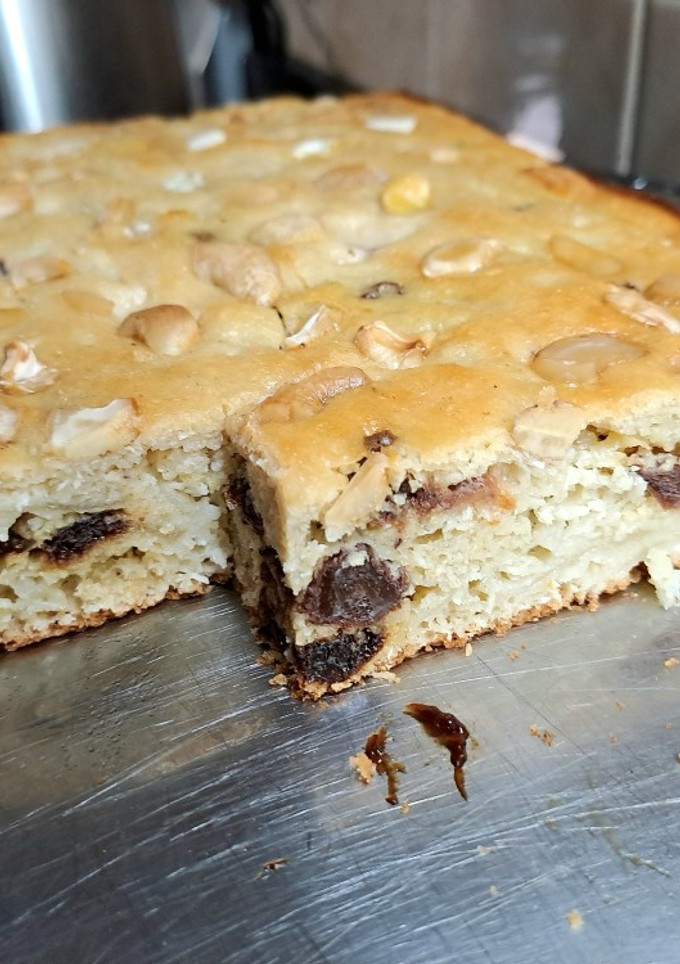 Una foto de Torta húmeda de peras y pasas