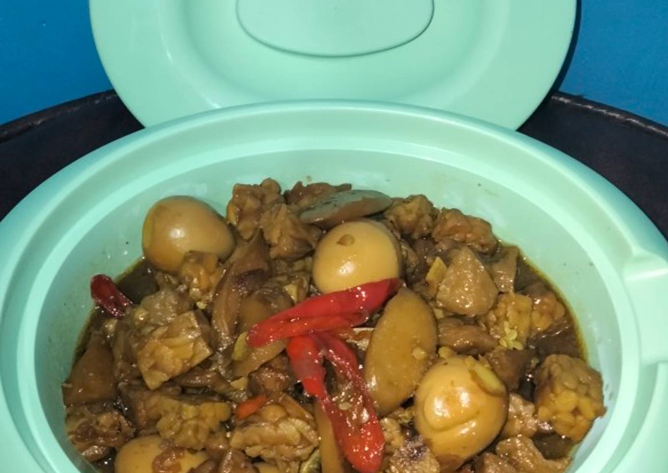 Oseng-Oseng Tempe (isian Tempe, Puyuh, Bakso, Sosis)