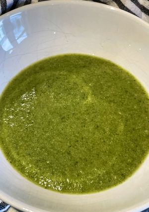 A picture of Romanesco Cauliflower Soup.