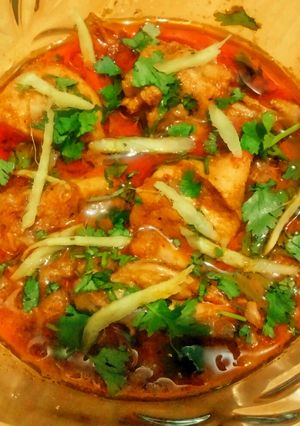 A picture of Chicken ginger.