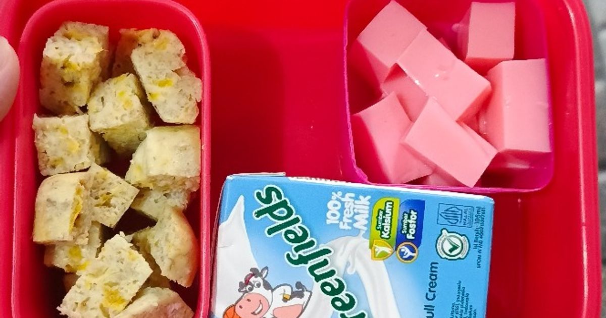 Bolu pisang kukus (gluten free) bekal anak sat set