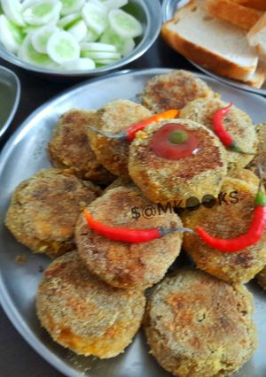 A picture of Mix Veggies Cutlets / Tikki.