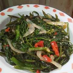 Tumis Kangkung Pedas-レシピのメイン写真