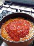 Salsa roja con carne