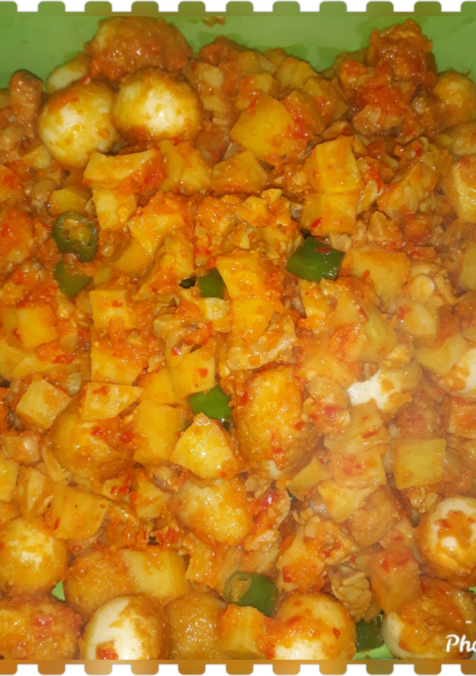 Foto resep Sambal goreng kentang puyuh