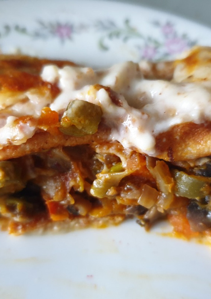 Una foto de Frixuelos salados rellenos de vegetales