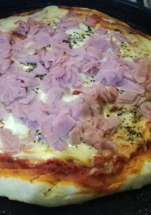 Una foto de Pizza