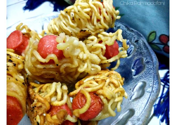 Resep Sosis Gulung Mie Oleh Chika Rahmadafani Cookpad